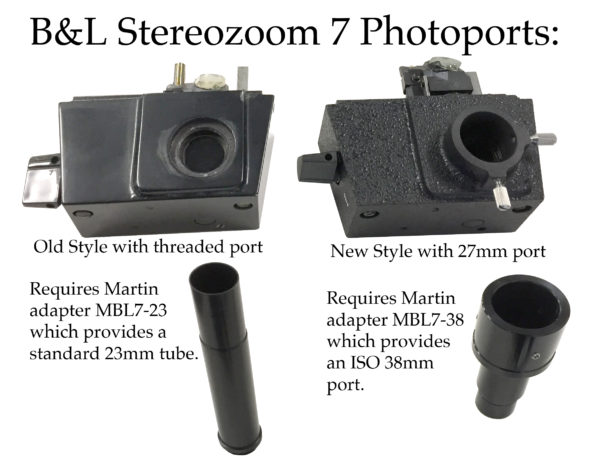 B&L Stereozoom 7 Photoports – Martin Microscope