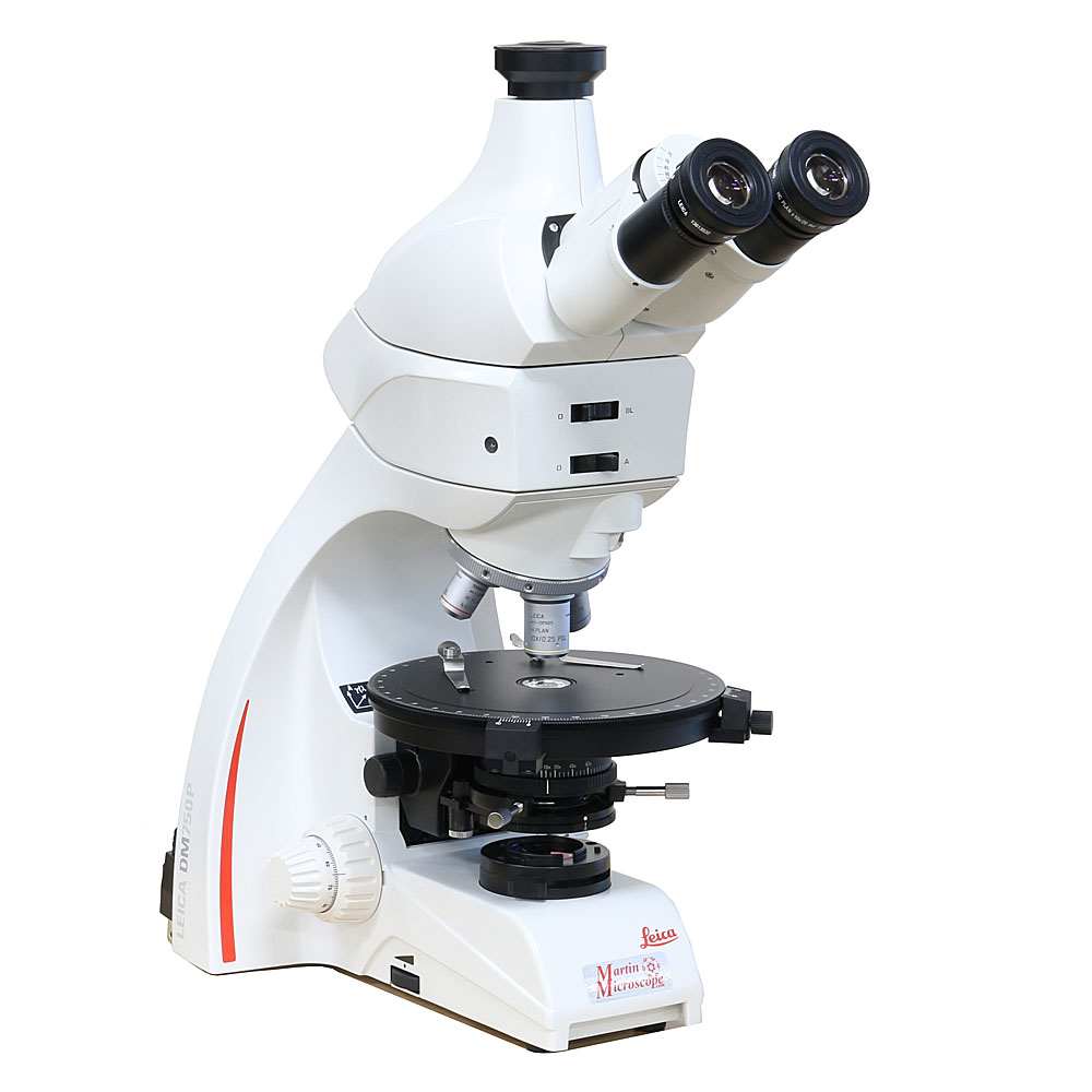 Leica DM750P Trinocular Polarizing Microscope